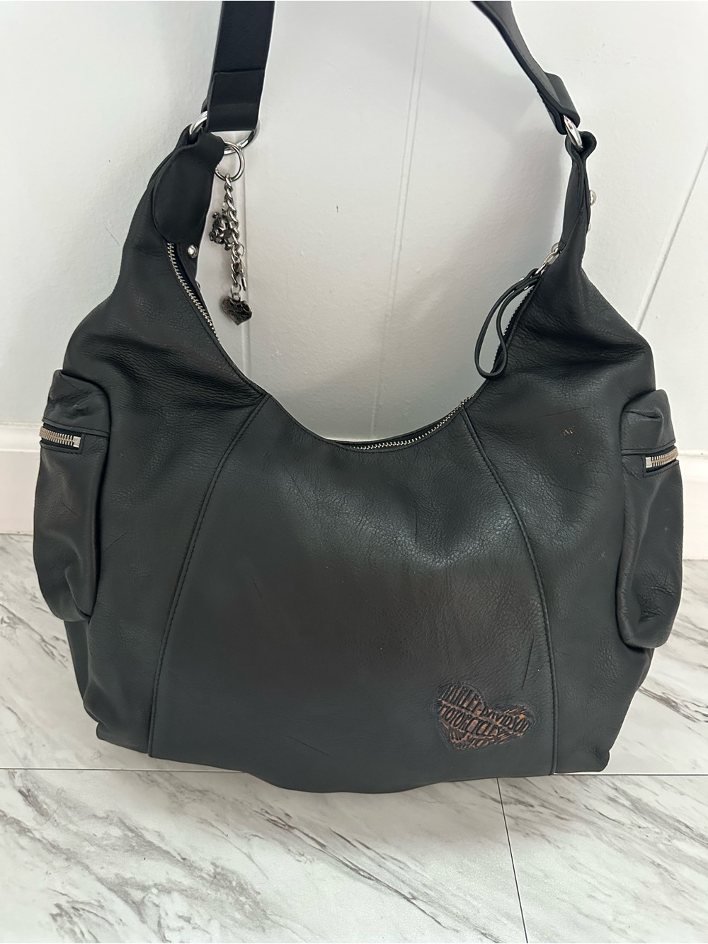 Vintage Harley Davidson Shoulder Bag Bougie Biker, Babe Packing PistolNWOT - Picture 8 of 11